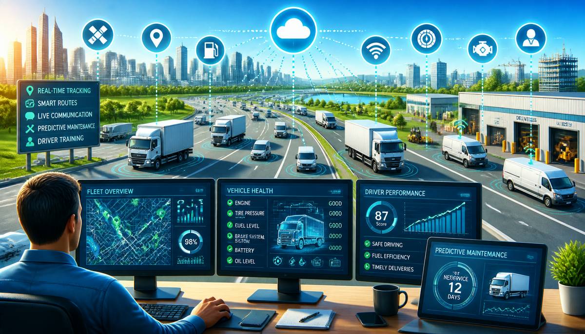 Role of IoT in Enhancing Fleet Management and Deliveries