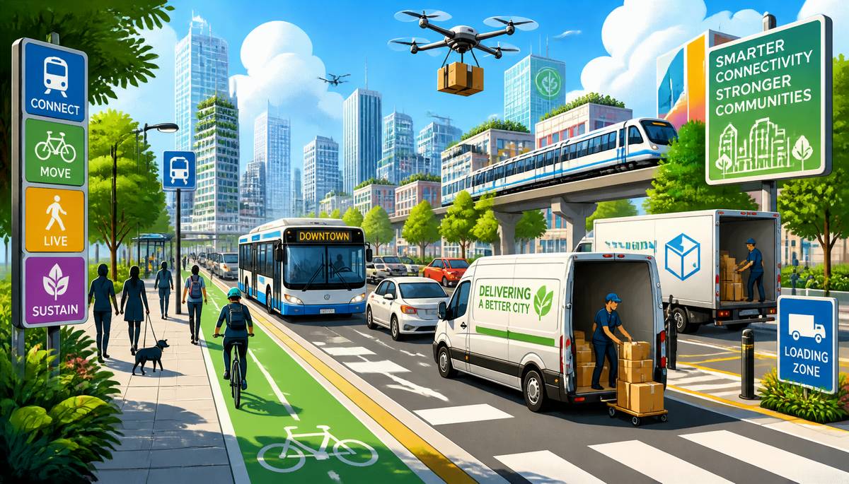 Urban Planning: Integrating Efficient Transport and Delivery Systems
