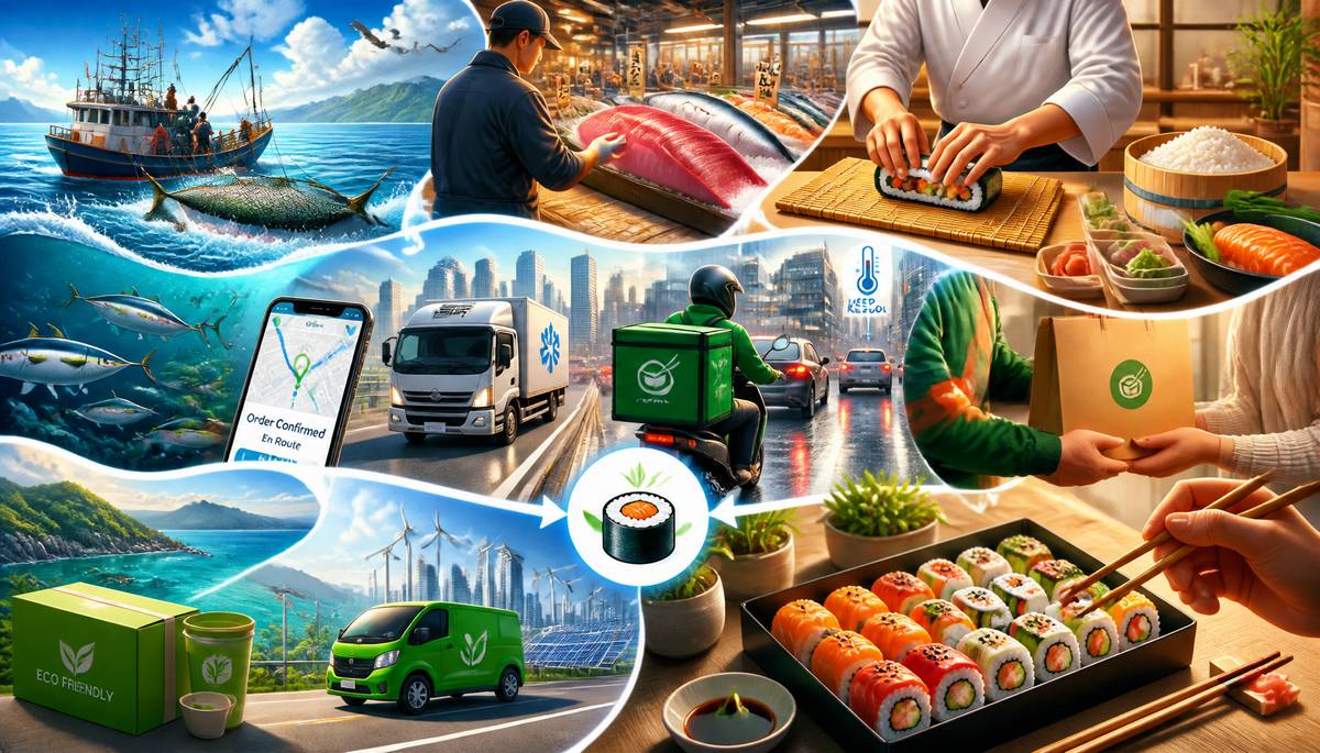 Unrolling the Journey: The Odyssey of a Sushi Roll