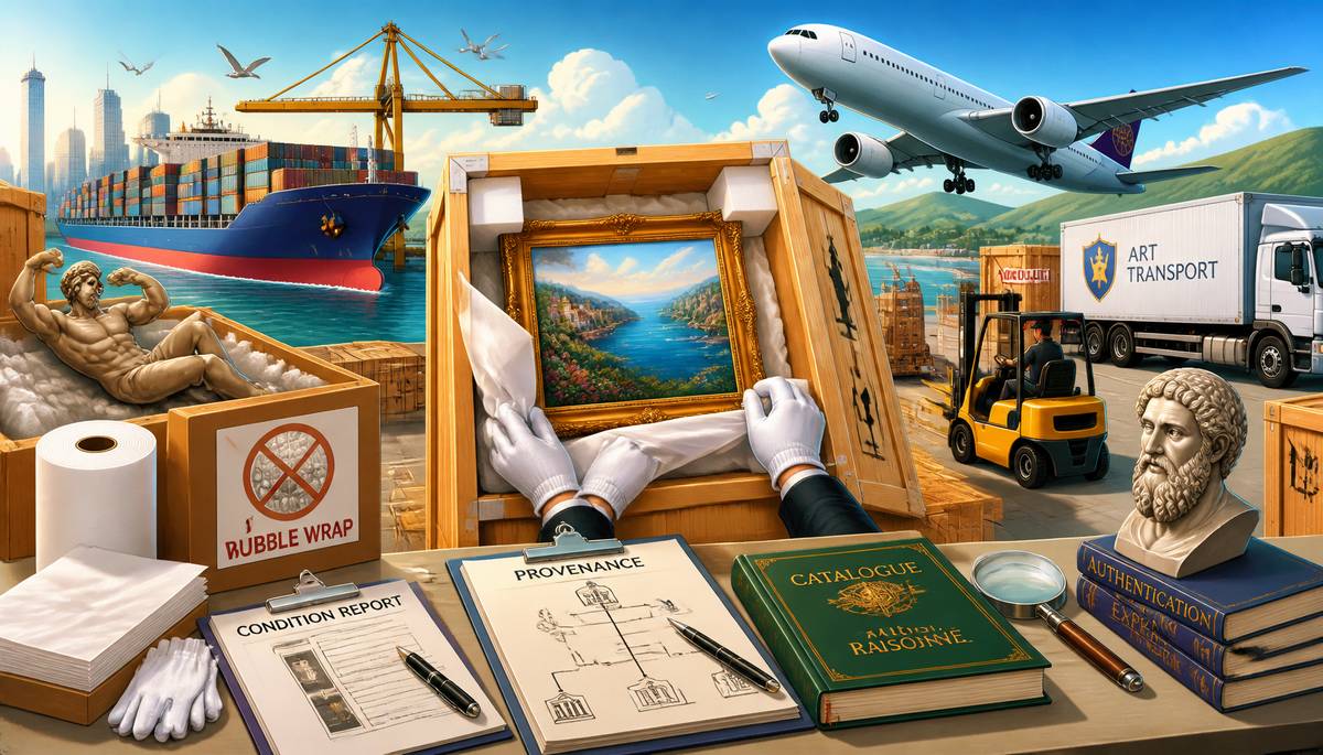Transporting Art: Ensuring Safety and Authenticity