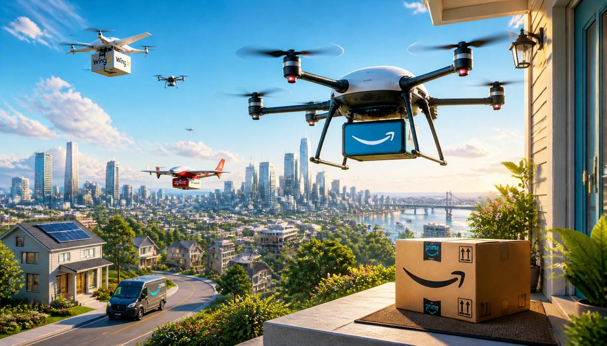 Drone Deliveries: The Sky-High Future of Transport & Delivery