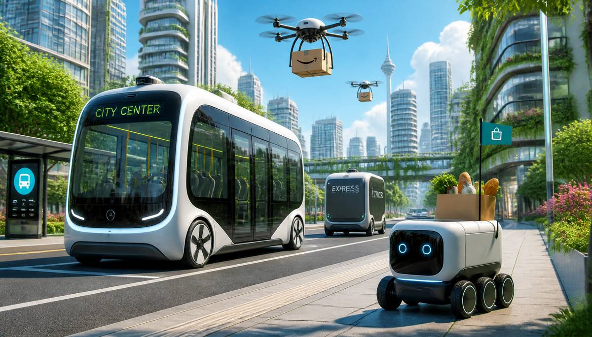 Autonomous Vehicles: Future of Public Transport and Deliveries