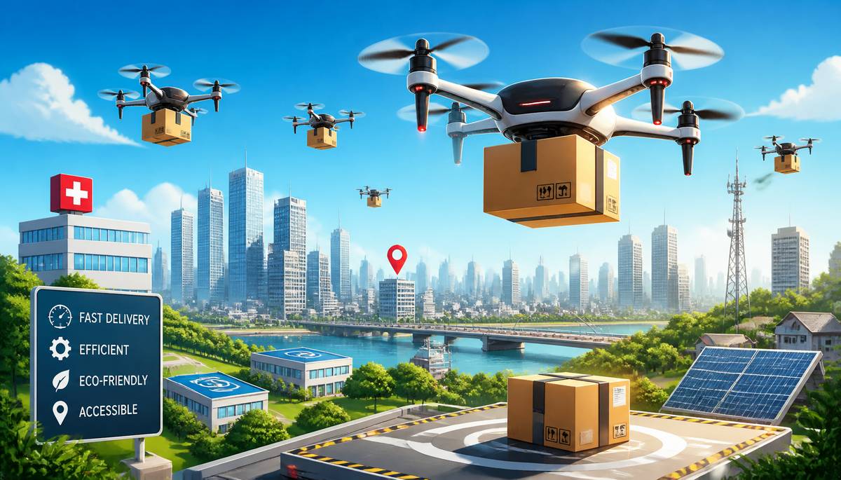 Delightful Drones: The Buzzing Future of Transport and Delivery